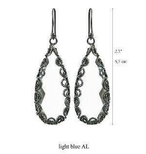 Oval Filigree Petals E3351 Yvone Christa Earrings Earrings 3