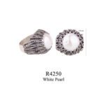 Rings Baroque Pearl Leaf Botanical Garden R4250 Yvone Christa Rings 5