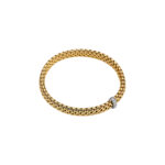 Vendome Bracelet With Gold And Diamond Washer. 560b Bbr Gb Fope FOPE 4