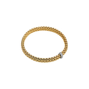 Vendome Bracelet With Gold And Diamond Washer. 560b Bbr Gb Fope FOPE