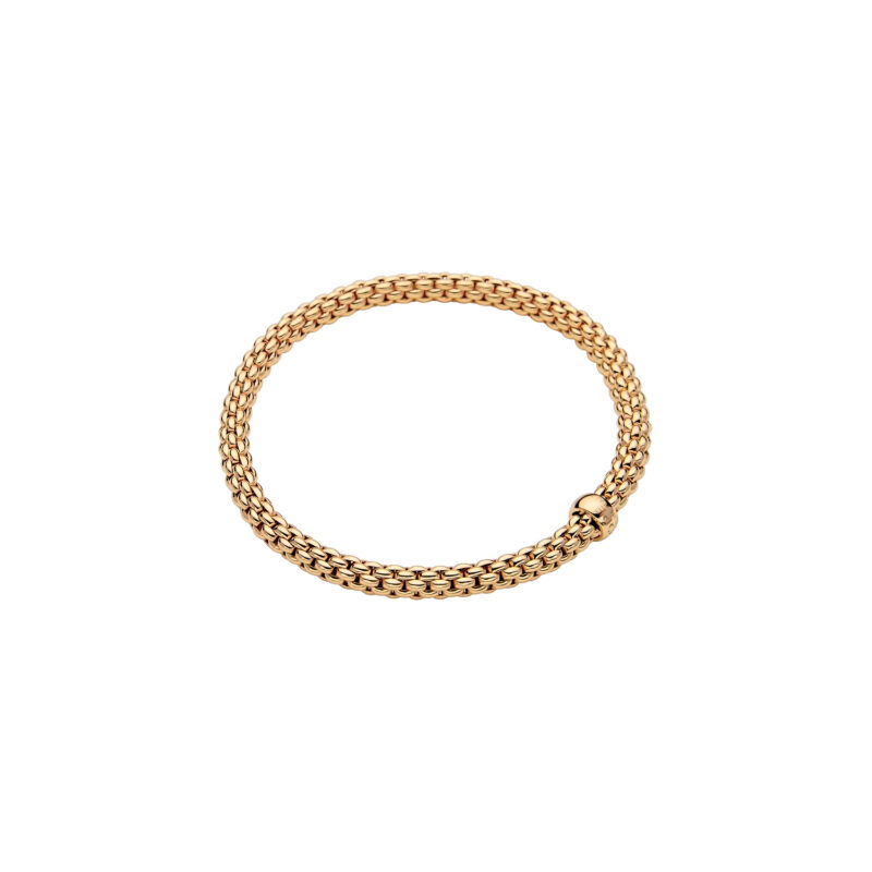 Only 18K Flexible Bracelet. 620b G Fope