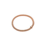 Solo Flexible 18K Gold Bracelet With Gold Washer. 620b R Fope