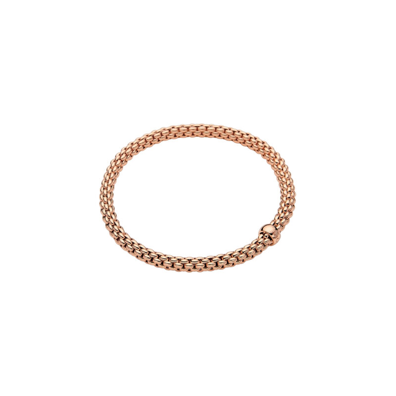 Solo Flexible 18K Gold Bracelet With Washer. 620b R Fope FOPE 2
