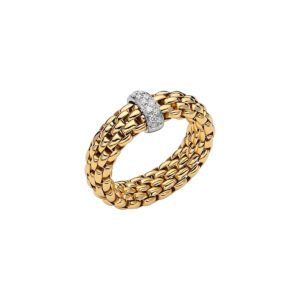 First Diamond And Gold Flexible Bracelet. 745b Bbr Br Fope FOPE 4