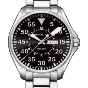 Aviation Pilot Quartz 42mm Watch H64611135 Hamilton HAMILTON