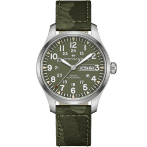 Khaki Field Day Date Auto H70535061 Hamilton