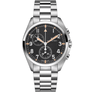 Chrono Quartz Khaki Aviation Pilot Pioneer H76522131 Hamilton