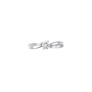 Silver Solitaire Ring 523016 Mabina