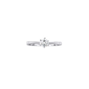 Silver Solitaire Ring 523016 Mabina