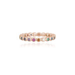 Rosé Silver Eternity Ring 523132 Mabina Anello 5