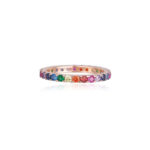 Rosé Silver Eternity Ring 523133 Mabina Anello 5
