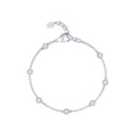 Chain And Zircons Bracelet 533240 Mabina Bracciale 5