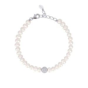 Pearls And Zircons Bracelet 533297 Mabina