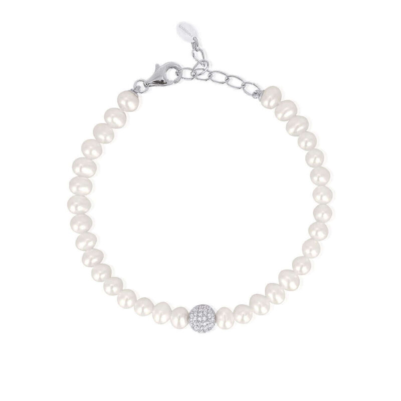 Pearls And Zircons Bracelet 533297 Mabina Bracciale 2