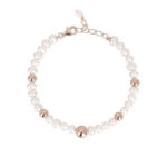 Rosé Beads And Silver Bracelet 533299 Mabina Bracciale 5