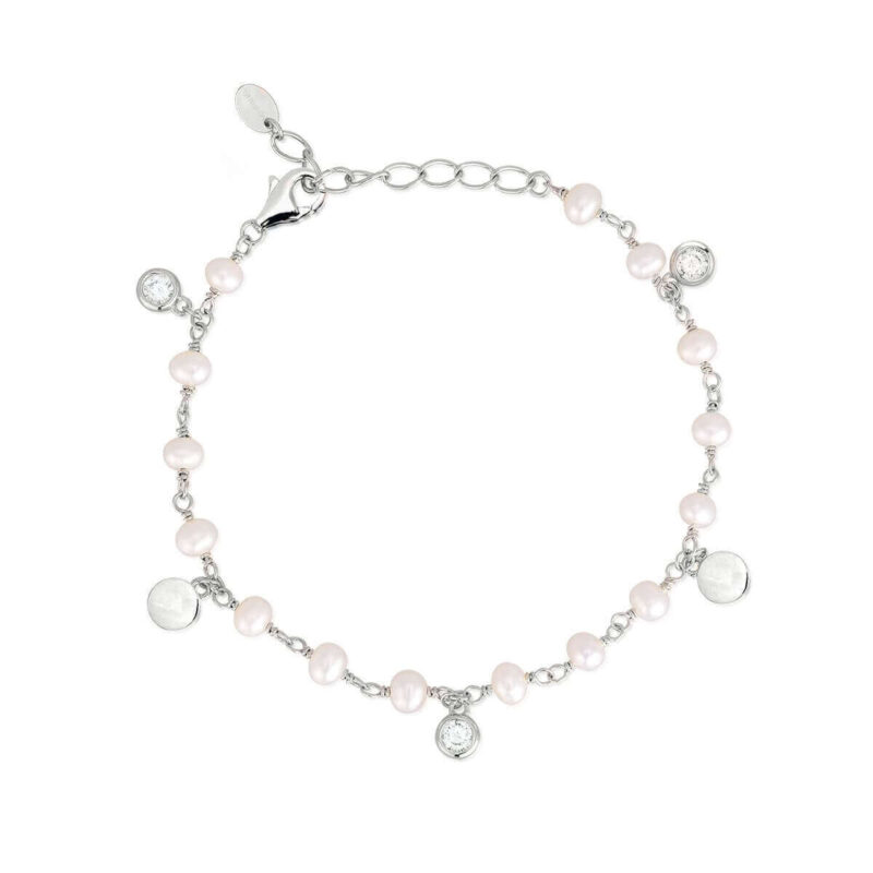 Pearls And Zircons Bracelet 533319 Mabina