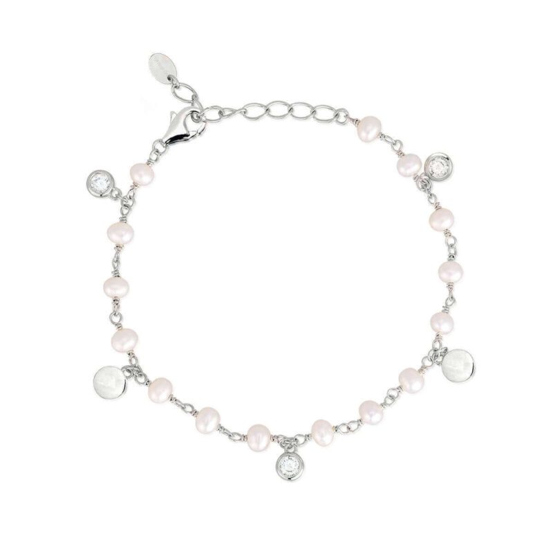 Pearls And Zircons Bracelet 533319 Mabina Bracciale 2