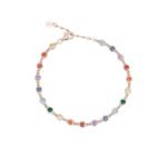 Rosy Chain And Colored Zircons Bracelet 533331 Mabina Bracciale 5