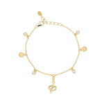 Gold Chain And Zircons Bracelet 533345 Mabina Bracciale 5