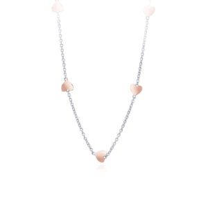 Necklace Chain With Rosy Inserts 553219 Mabina Collana