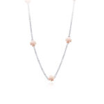 Necklace Chain With Rosy Inserts 553221 Mabina Collana 5