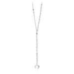 Chain And Aquamarine Necklace 553288 Mabina Collana 5