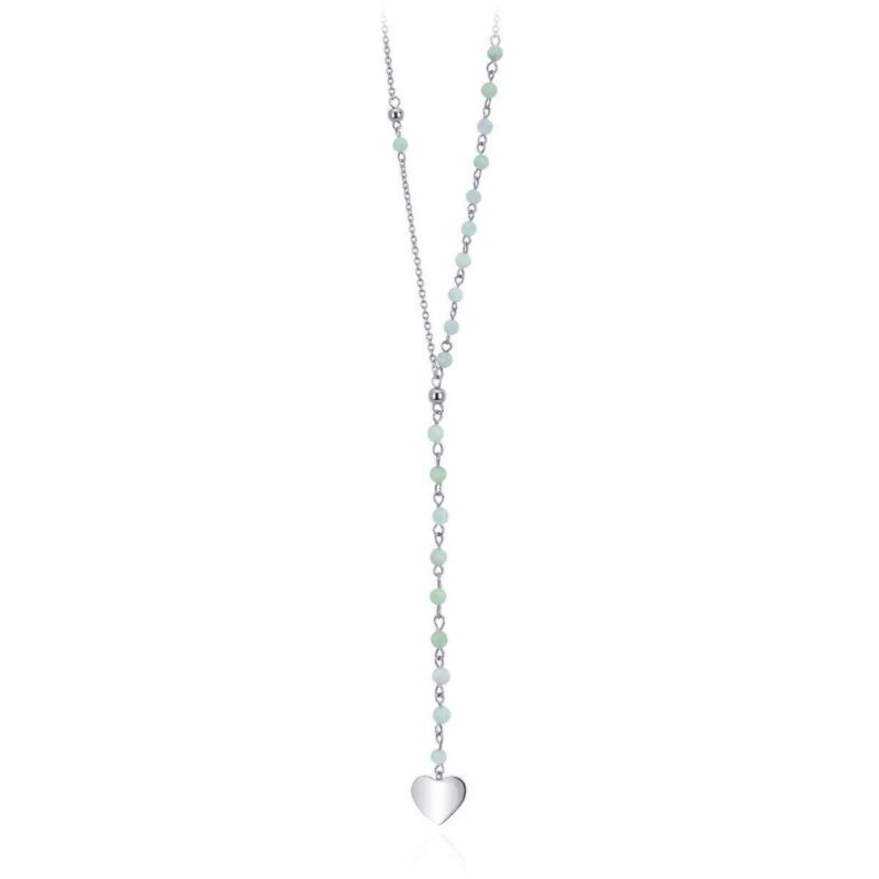 Chain And Aquamarine Necklace 553288 Mabina Collana 2