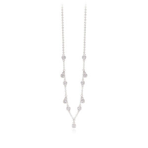 Chain And Zircons Necklace 553306 Mabina