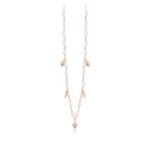 Rosé Beads And Cubic Zirconia Necklace 553309 Mabina Collana 5