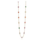Necklace Chain With Colored Zircons 553312 Mabina Collana 5