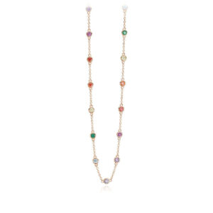 Zircons And Pearls Chain Necklace 553230 Mabina Collana 4