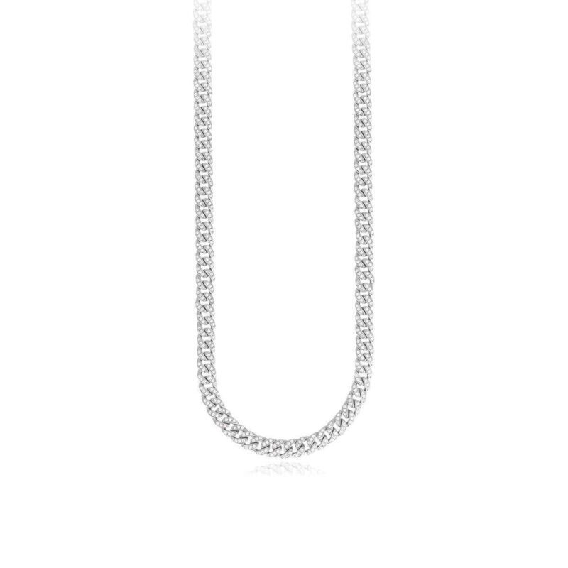 Mesh Necklace With Zircons 553321 Mabina Collana 2