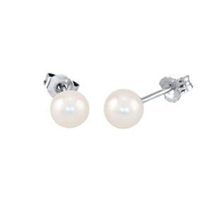 Pearl Lobe Earrings 563012 Mabina MABINA 3