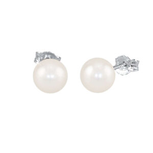 Pearl Lobe Earrings 563014 Mabina Orecchini