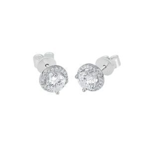 Zircons Lobo Earrings 563043 Mabina MABINA