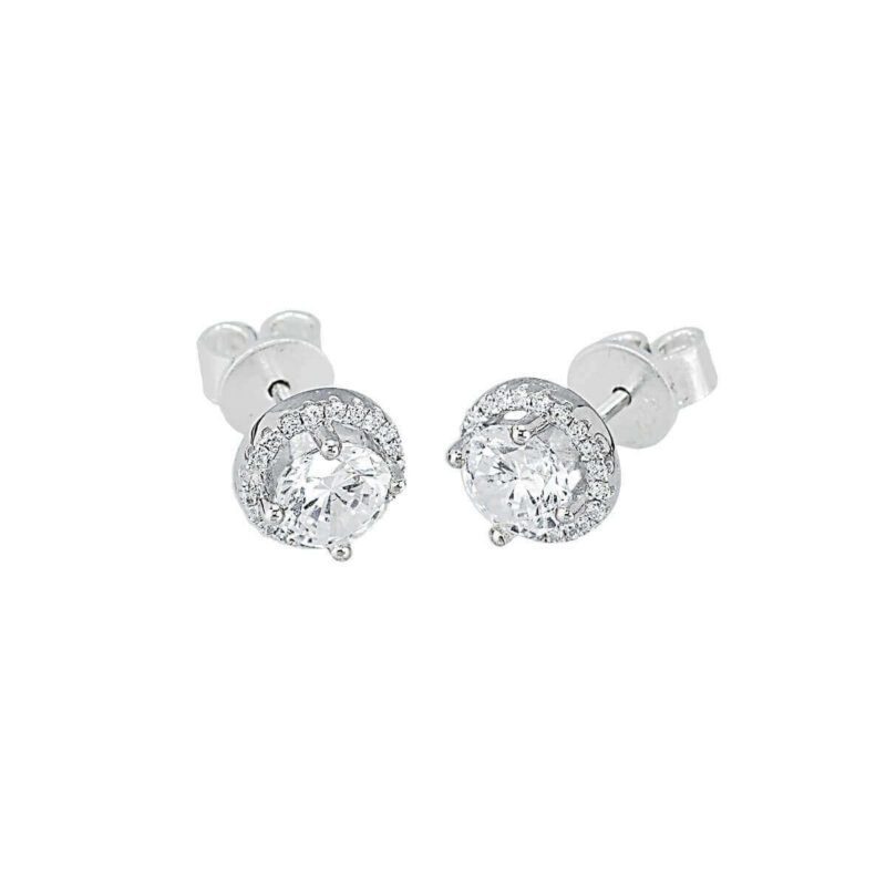 Zircons Lobo Earrings 563043 Mabina MABINA 2