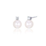 Earrings Pearls And Cubic Zirconia 563132 Mabina MABINA 5