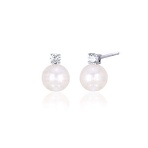 Earrings Pearls And Cubic Zirconia 563132 Mabina MABINA