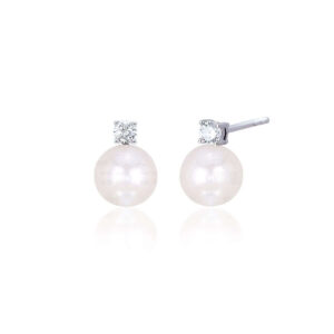 Earrings Pearls And Cubic Zirconia 563132 Mabina 2