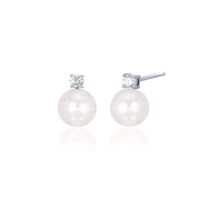 Earrings Pearls And Cubic Zirconia 563132 Mabina MABINA 2