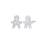 Zircons Lobo Earrings 563162 Mabina