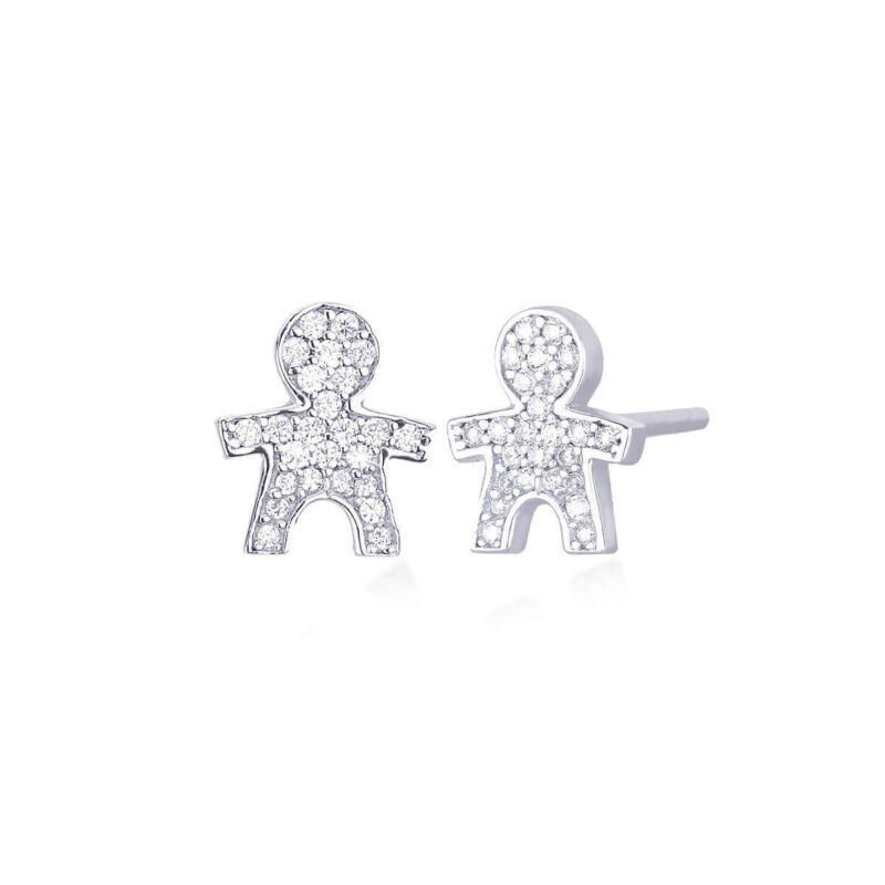 Zircons Lobo Earrings 563162 Mabina