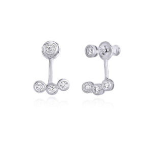 Zircons Lobo Earrings 563246 Mabina