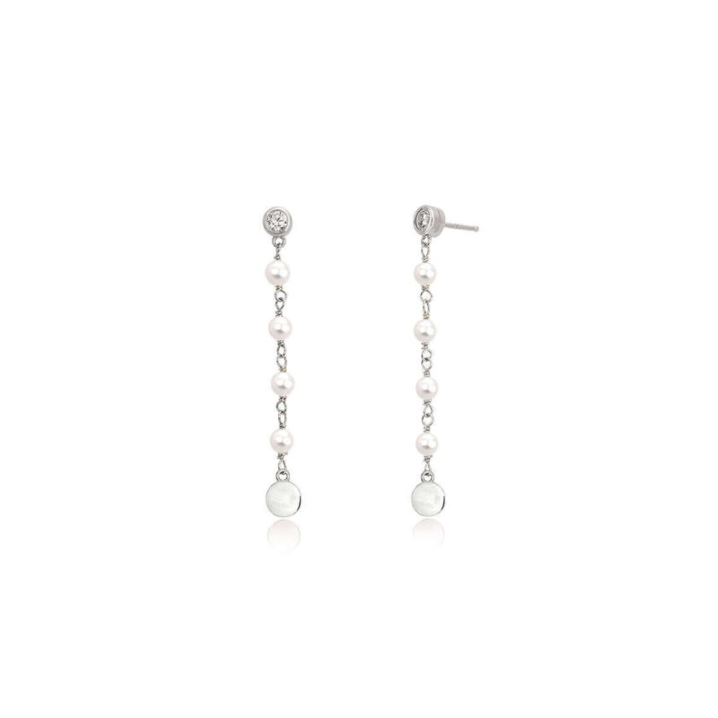 Earrings Pearls And Cubic Zirconia 563276 Mabina MABINA 2