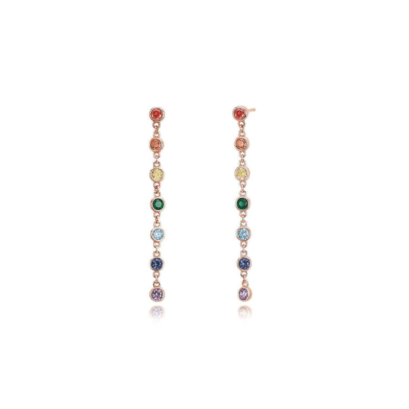 Colorful Zircons Pendant Earrings 563283 Mabina MABINA 2