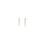 Earrings Pearls And Cubic Zirconia Gold 563290 Mabina MABINA 5