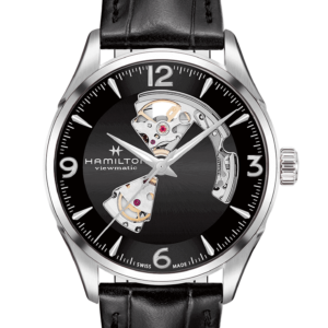 Automatic Jazzmaster Black Leather H32705731 Hamilton