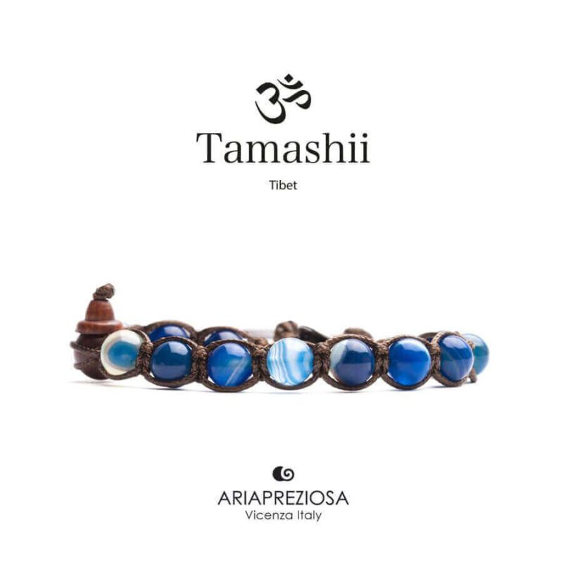 Tamashii Bracelets Blue Striated Agate Bhs900-141 Bracciali 2