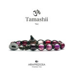 Tamashii Bracelets Striated Magenta Agate Bhs900-156 Bracciali 6