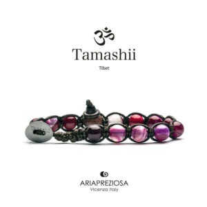 Tamashii Bracelets Yellow Striated Agate Bhs900-155